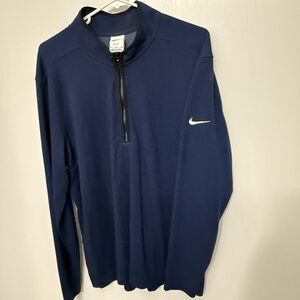 Nike Navy Blue Quarter-Zip Pullover